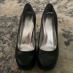 Calvin Klein platform heels